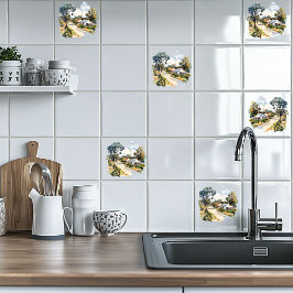 Azulejo Aldea australiana