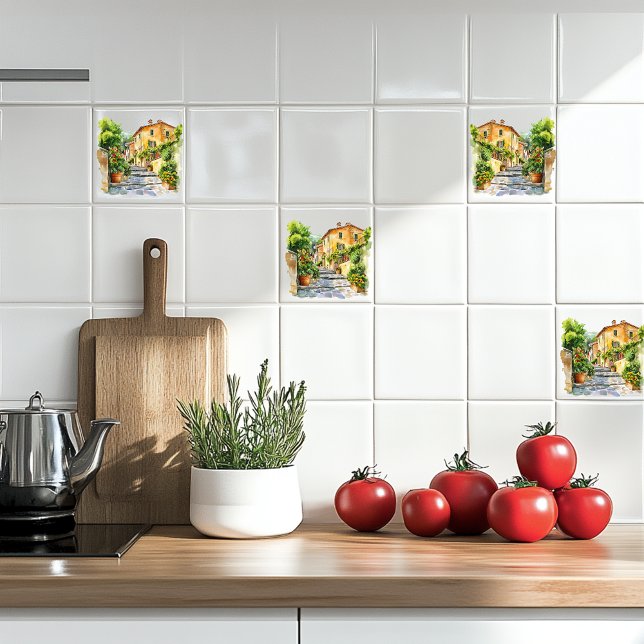 Azulejo Aldea italiana (Subido por el creador)