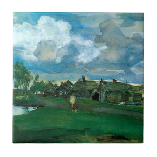 Azulejo Aldea rusa Valentin Serov
