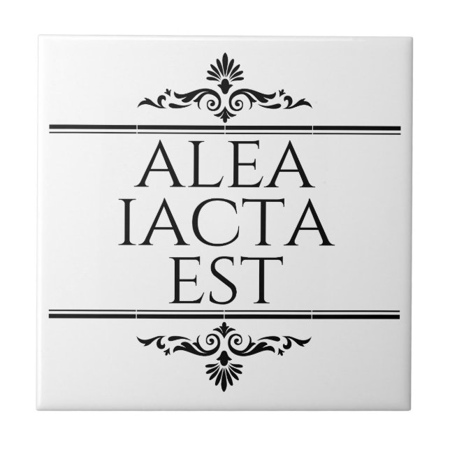 Azulejo Alea Iacta Est (Frente)