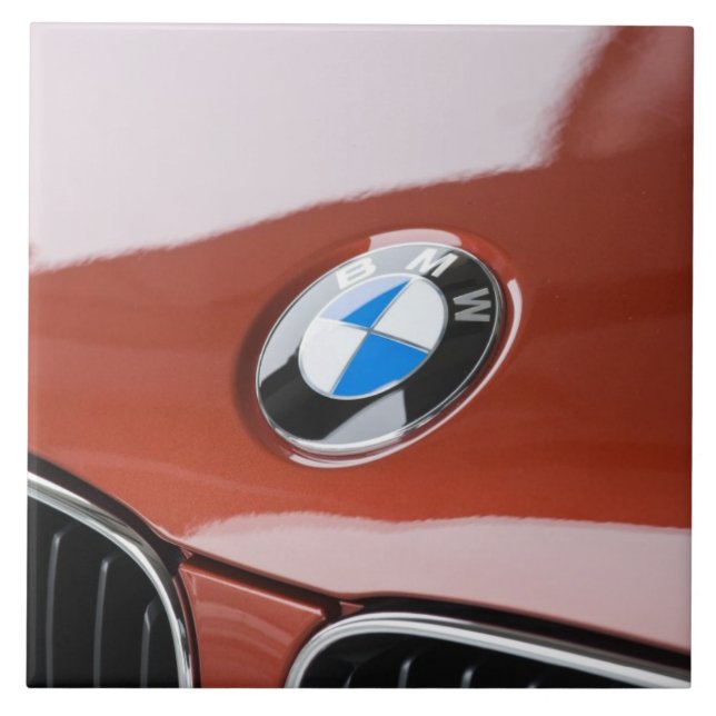Azulejo Alemania, Baviera-Baviera, Múnich. Coche 2 BMW Wel (Frente)