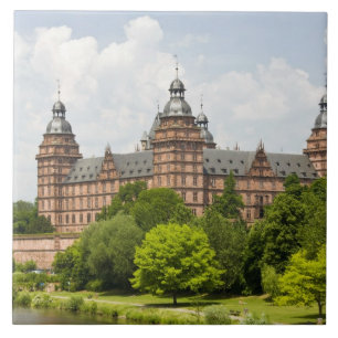 Azulejo Alemania, Baviera, Bayern, Aschaffenburg. Castillo