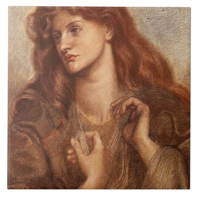 Azulejo Alexa Wilding (Joven Elegante Con Pelo Rojo) (Frente)