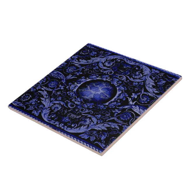 Azulejo Alfombra de Savonnerie 1 (Azul) (Lado)
