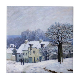 Azulejo Alfred Sisley - Colocar a Chenil en Marly, efecto