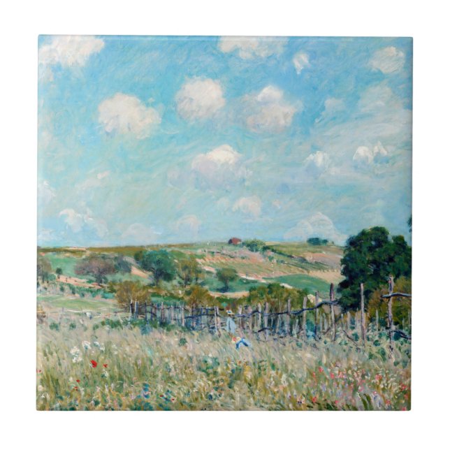 Azulejo Alfred Sisley - El Prado (Frente)