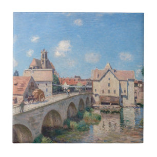 Azulejo Alfred Sisley - El Puente de Moret