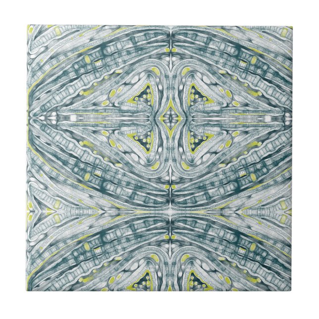 Azulejo Algae Under Glass (Frente)