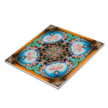 Alhambra Fractal - Mosaico cerámico