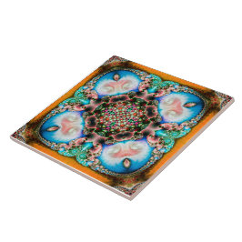 Azulejo Alhambra Fractal - Mosaico cerámico