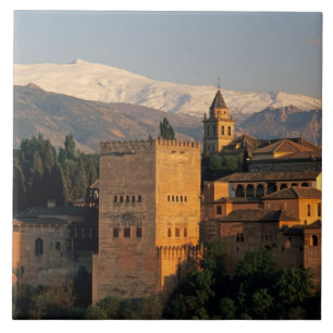 Azulejo Alhambra; Granada; Andalucía, España, Sierra