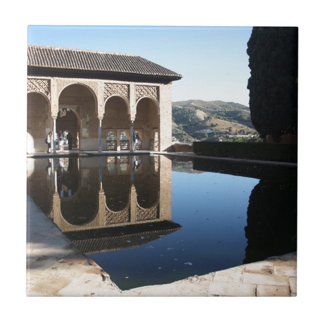 Azulejo Alhambra, Granada, España (Frente)