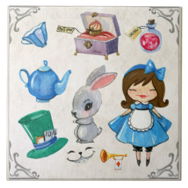 Azulejo Alice In Wonderland