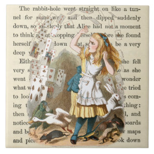 Azulejo Alice In Wonderland Ceramic Tile