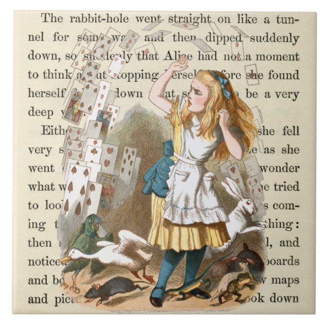 Azulejo Alice In Wonderland Ceramic Tile (Frente)