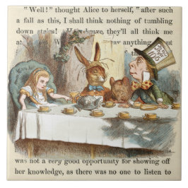 Azulejo Alice In Wonderland Ceramic Tile
