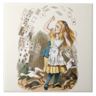 Azulejo Alice In Wonderland Ceramic Tile
