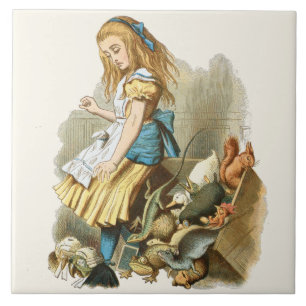 Azulejo Alice In Wonderland Ceramic Tile