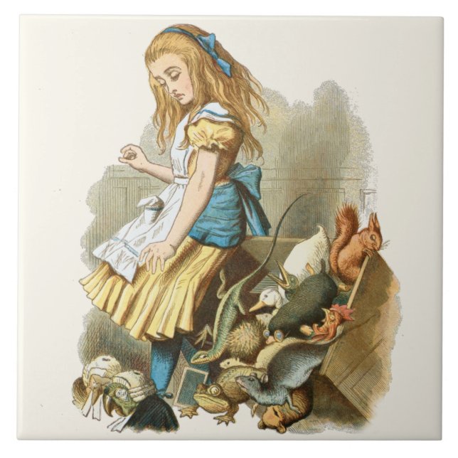 Azulejo Alice In Wonderland Ceramic Tile (Frente)