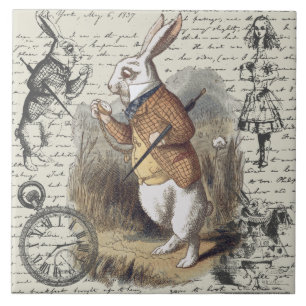 Azulejo Alice In Wonderland Ceramic Tile