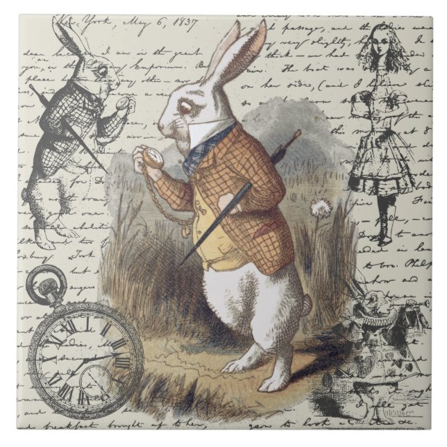 Azulejo Alice In Wonderland Ceramic Tile (Frente)