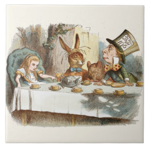 Azulejo Alice In Wonderland Ceramic Tile
