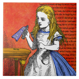 Azulejo Alice In Wonderland Ceramic Tile
