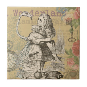 Azulejo Alice in Wonderland Flamingo Classic