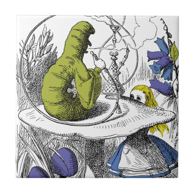 Azulejo Alicia en el país de las maravillas (Frente)