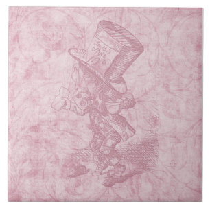 Azulejo Alicia en el país de las maravillas: arte floral 