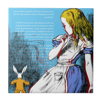 Azulejo +{ Alicia en el País de las Maravillas }+ Tile cer