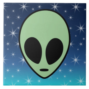 Azulejo Alienígena Verde