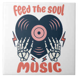 Azulejo alimentar la música soul