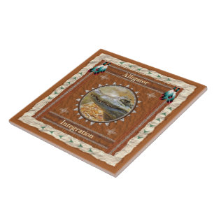 Azulejo Alligator-Integration Ceramic Tile