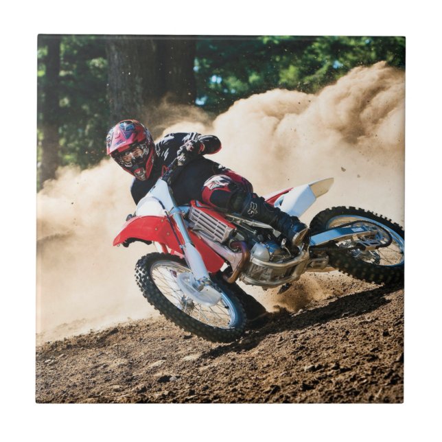 Azulejo almohada de lanzamiento de motocross (Frente)