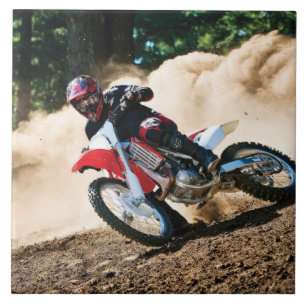 Azulejo almohada de motocross rider