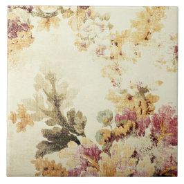 Azulejo Almohadilla cerámica de decoración botánica de la