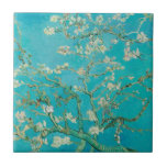 Azulejo Almond Blossom Van Gogh<br><div class="desc">Reproducción de pintura vintage de Almond Blossom por Vincent van Gogh,  1890. Presenta las florecientes ramas de almendros contra el cielo. Los almendros florecen a principios de primavera y simbolizan el inicio de la nueva vida. Van Gogh hizo esta pintura como un regalo para su sobrino recién nacido.</div>