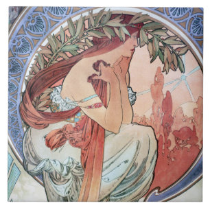 Azulejo Alphonse Mucha