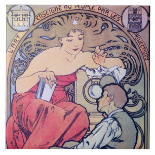 Azulejo Alphonse Mucha