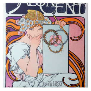 Azulejo Alphonse Mucha
