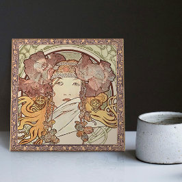 Azulejo Alphonse Mucha Sarah Bernhardt Art Nouveau