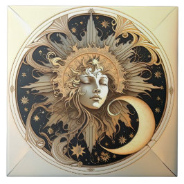 Azulejo Alphonse Mucha Zodiac Wall Decoración Art Nouveau 
