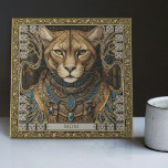 Azulejo Altarpe de Personalizable espiritual de Cougar enc<br><div class="desc">Sumérjase en el místico reino de nuestra encantada mosaico cerámico de espíritu Cougar. Este artefacto radiante de estilo retablo presenta un cougar majestuosamente adornado, un símbolo de fuerza, coraje y guía espiritual. Cada baldosa está meticulosamente hecha, combinando elementos de optimismo feliz, adornos tribales y la filosofía ecléctica del diseño del...</div>