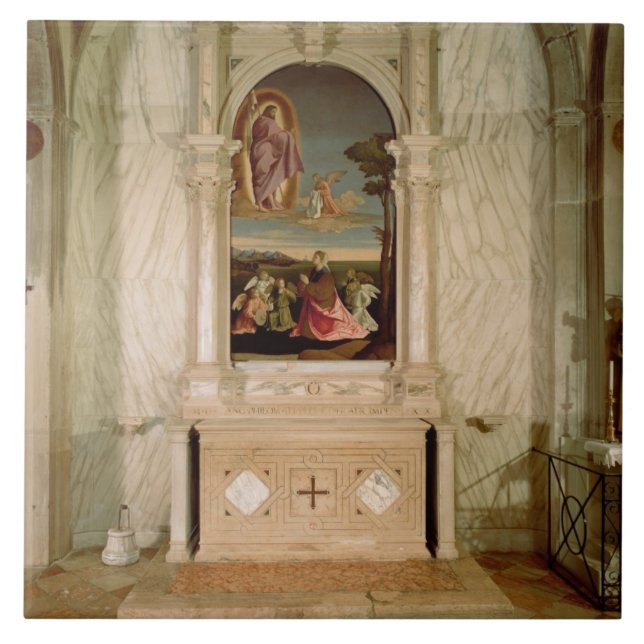 Azulejo Altarpiece del St. Christina (Frente)