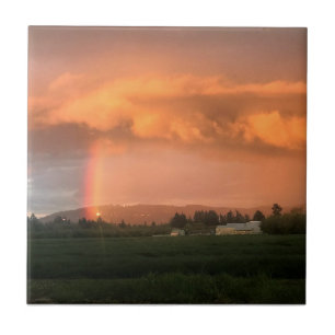 Azulejo Amanecer arcoiris