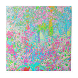 Azulejo Amanecer de agua y rosa caliente en My Rubio Garde