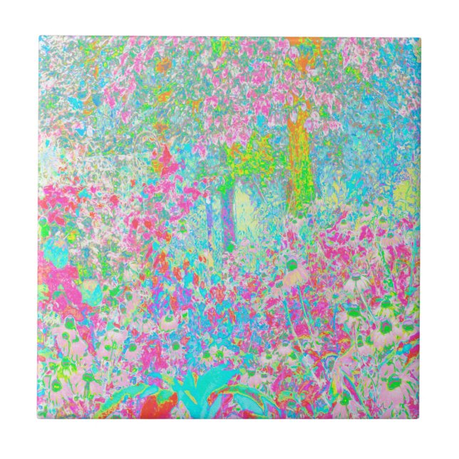 Azulejo Amanecer de agua y rosa caliente en My Rubio Garde (Frente)