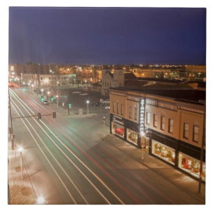 Azulejo Amanecer en Main Street de Bismarck, Dakota del No