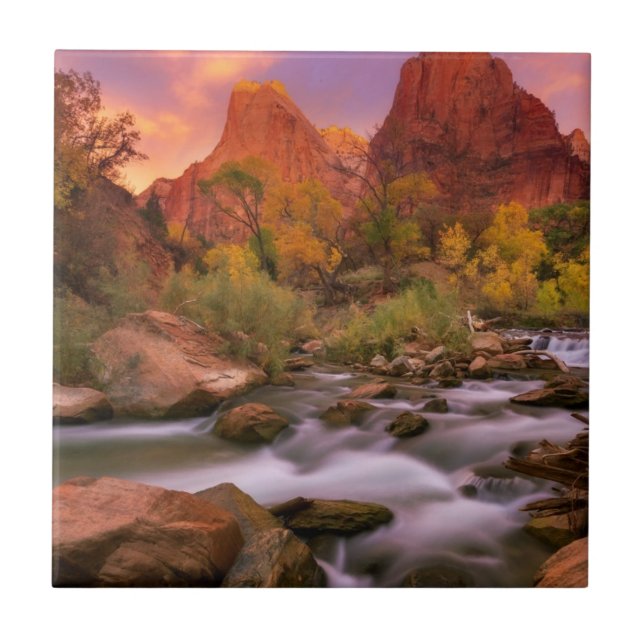 Azulejo Amanecer magnífico (Frente)